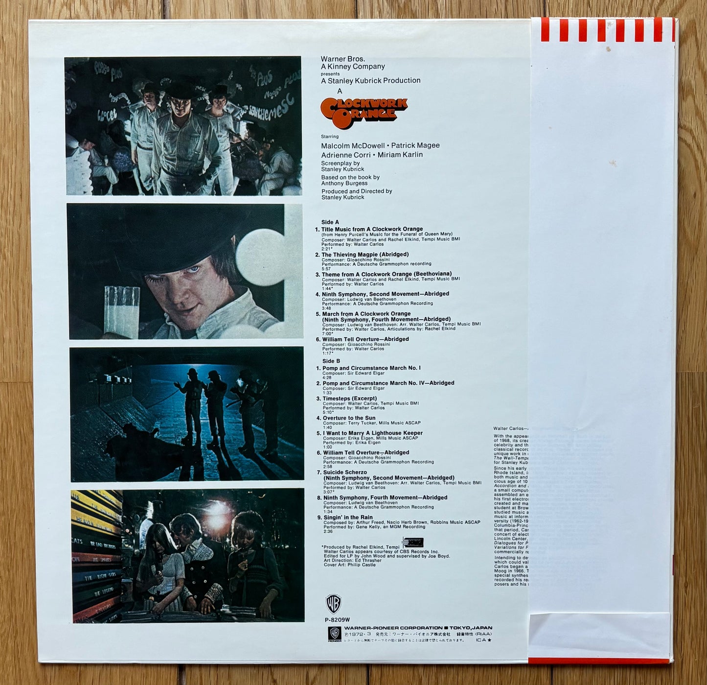 Stanley Kubrick’s A Clockwork Orange (1975) Japanese Reissue - Orange Obi