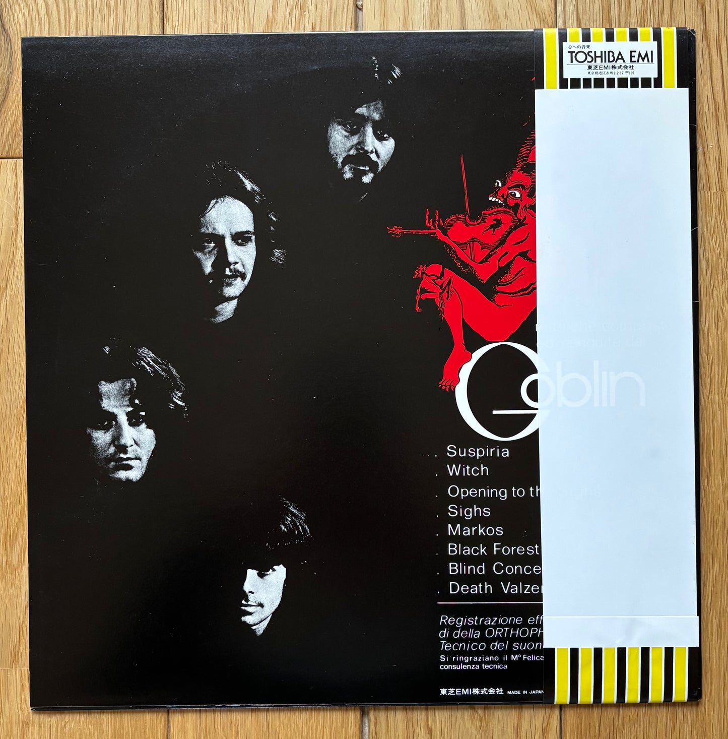 Goblin “Suspiria” (1977) - 1st Japanese Press