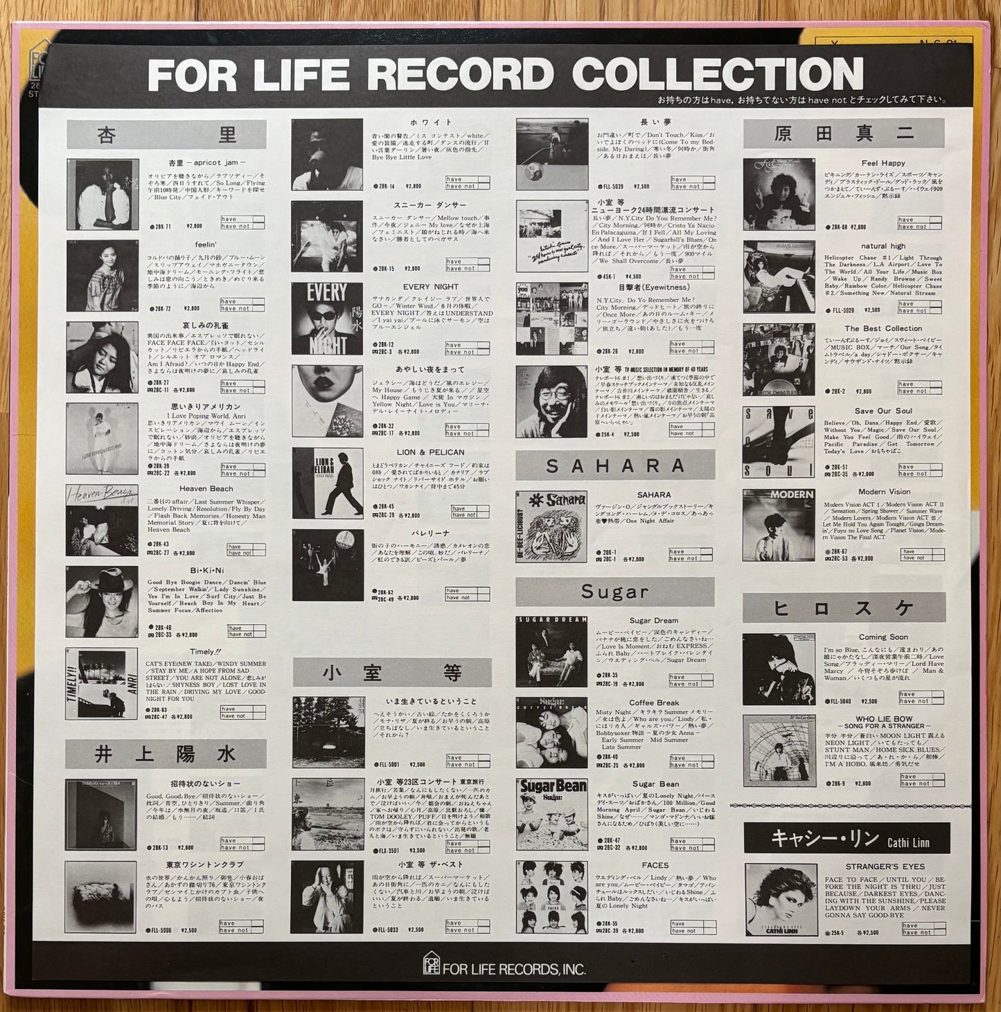 Anri “Coool” (1984) 1st Press