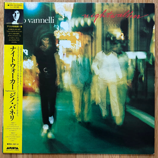 Gino Vannelli “Night Walker” (1981) Japanese Press