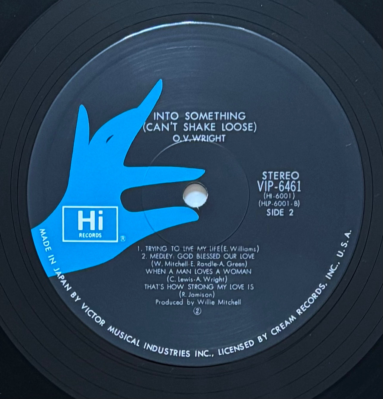 O.V. wright “Into Something - Can’t Shake Loose” (1977) Japanese press