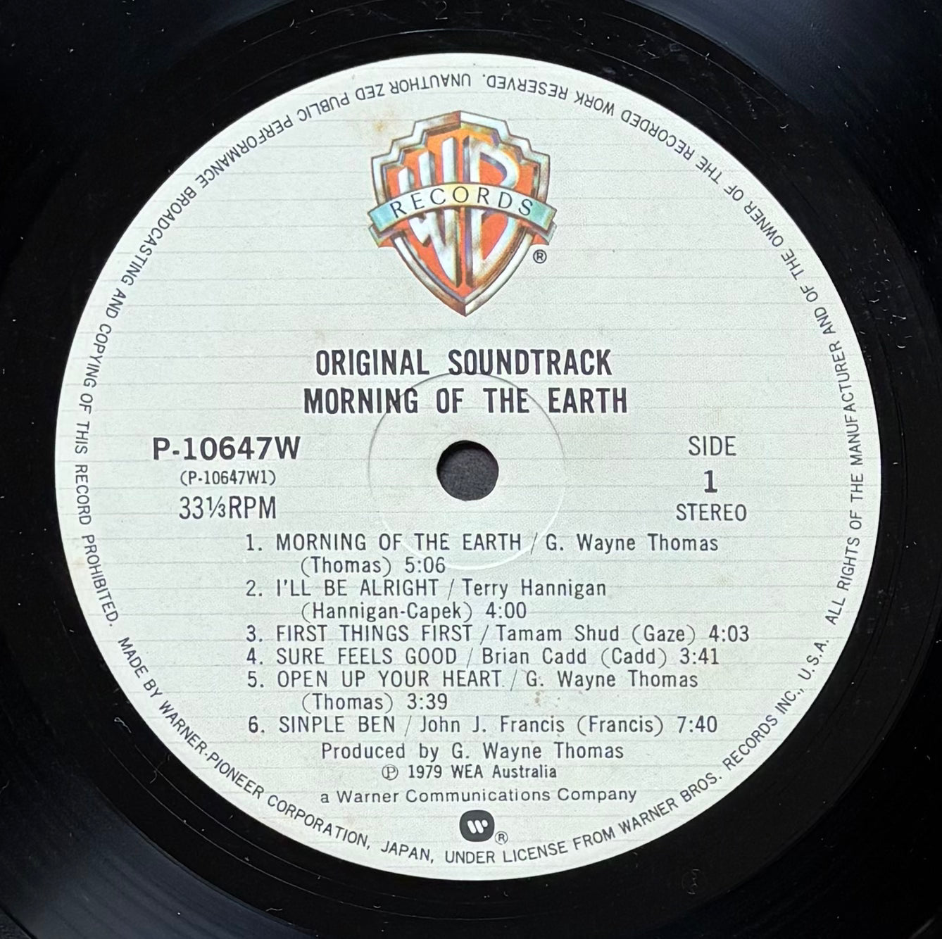 Morning Of The Earth - Original Soundtrack (1979)
