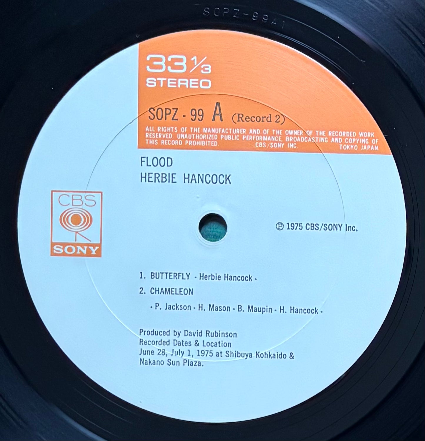 Herbie Hancock “Flood” (1975) First press