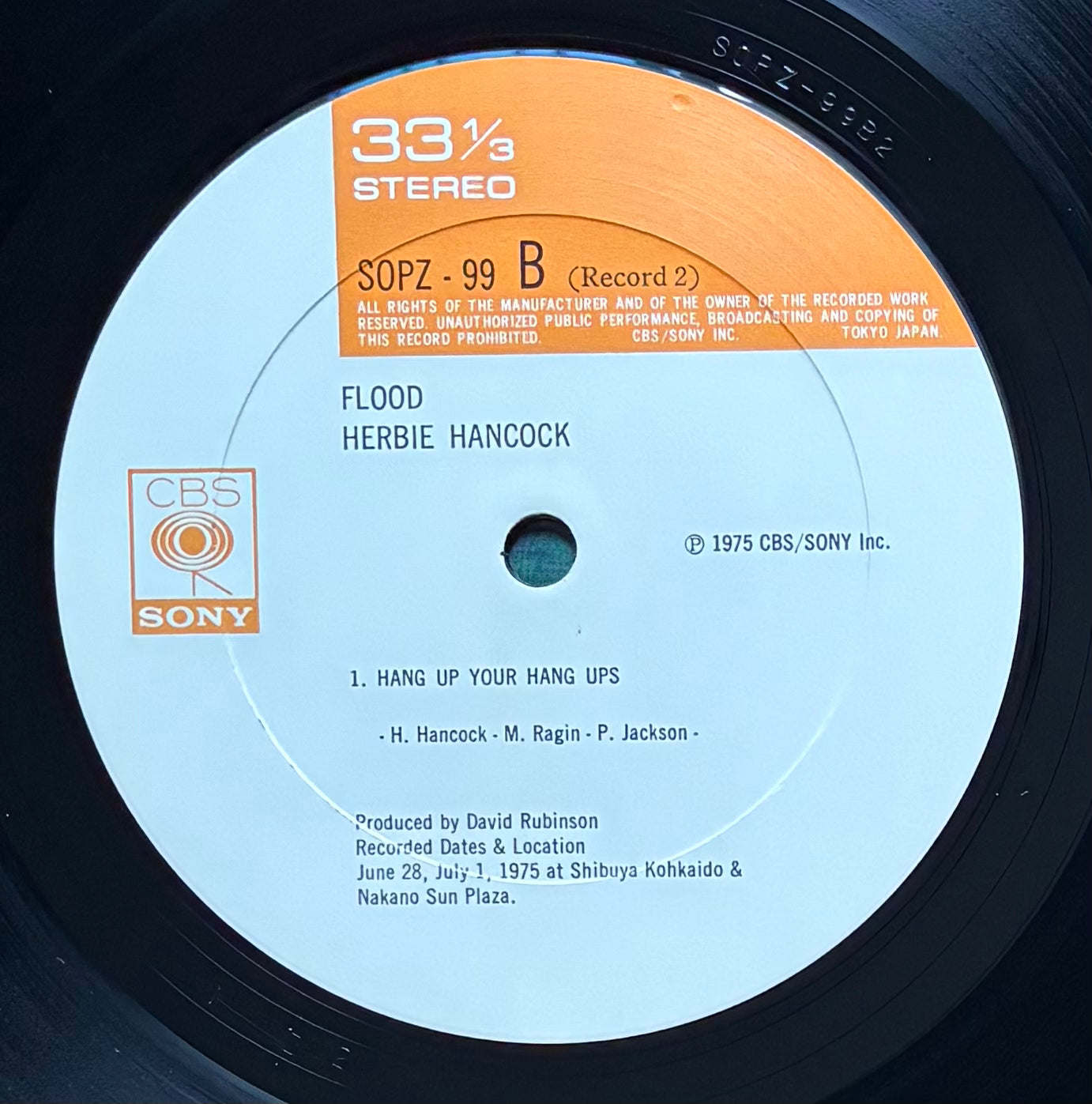 Herbie Hancock “Flood” (1975) First press