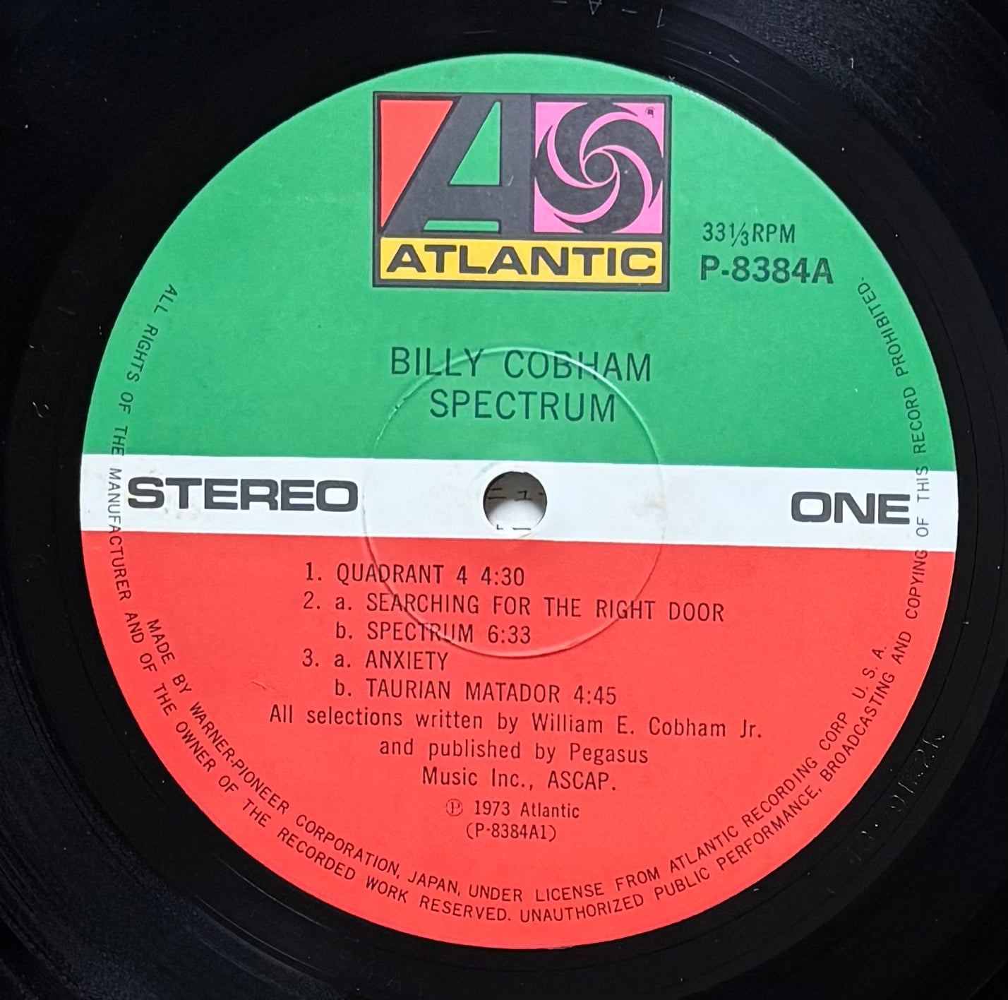 Billy Cobham “Spectrum” (1973) Japanese Press