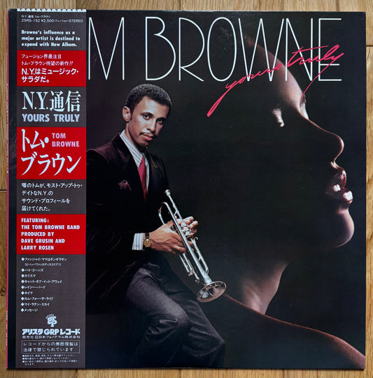 Tom Browne “Yours Truly” (1981) Japanese Press