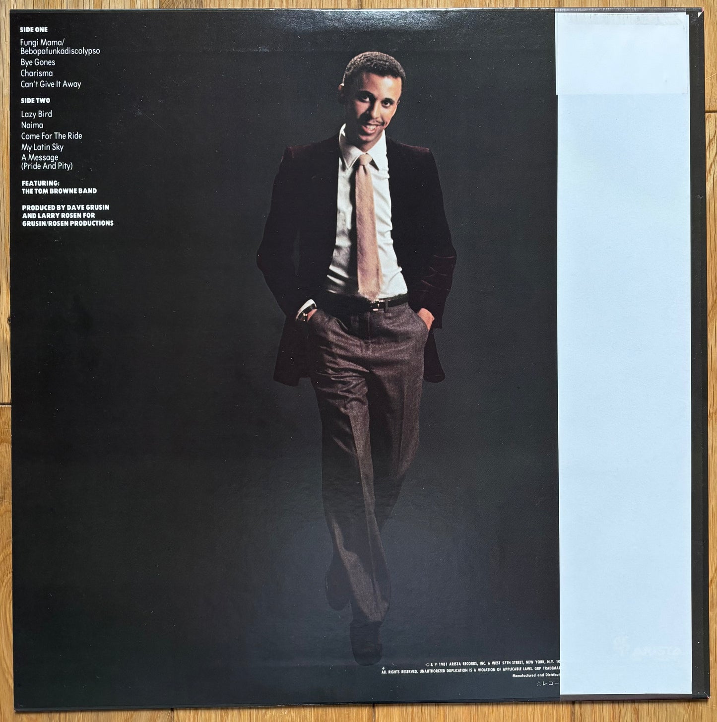 Tom Browne “Yours Truly” (1981) Japanese Press