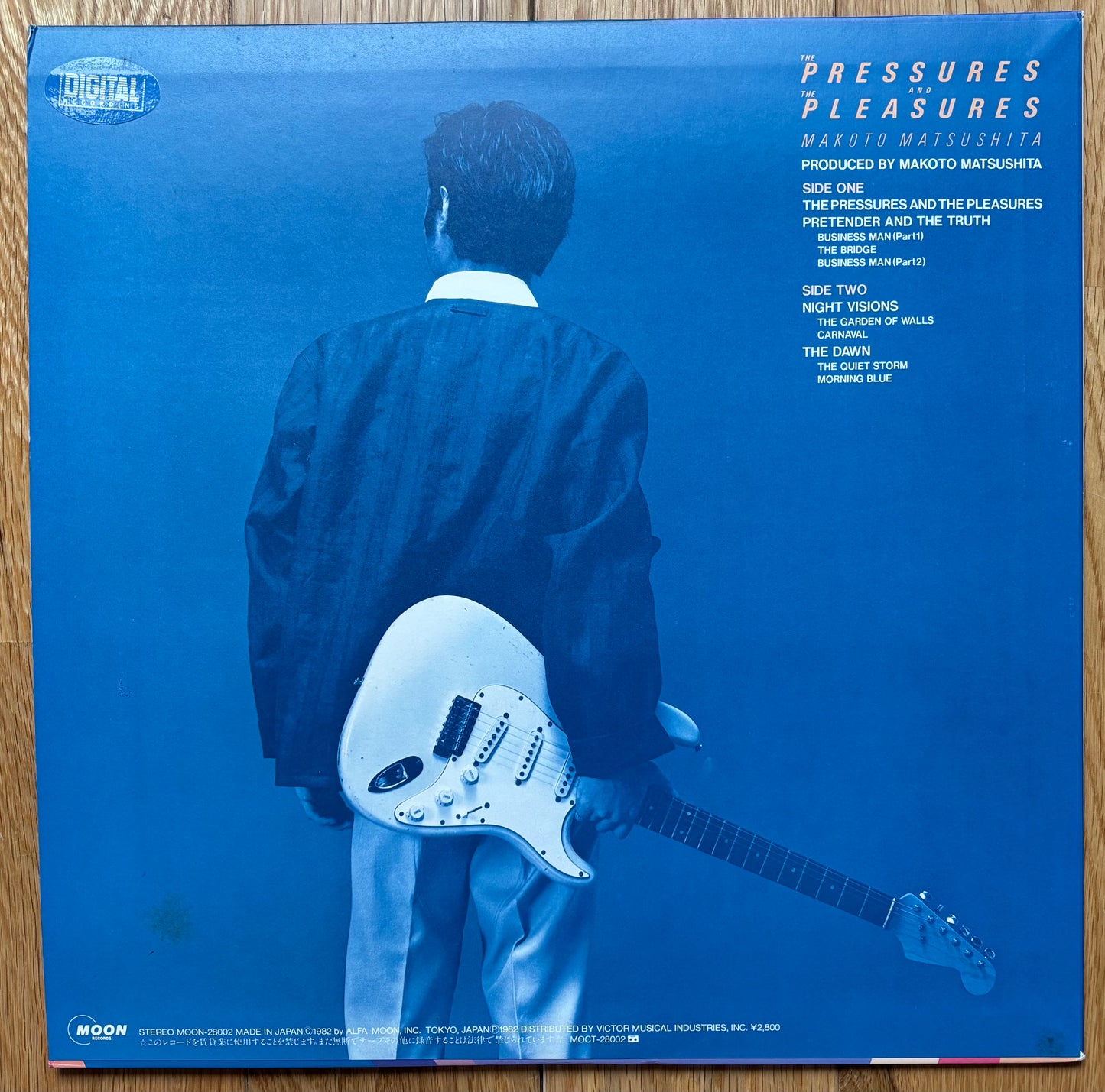 Makoto Matsushita "The Pressures And The Pleasures" (1982) First Press