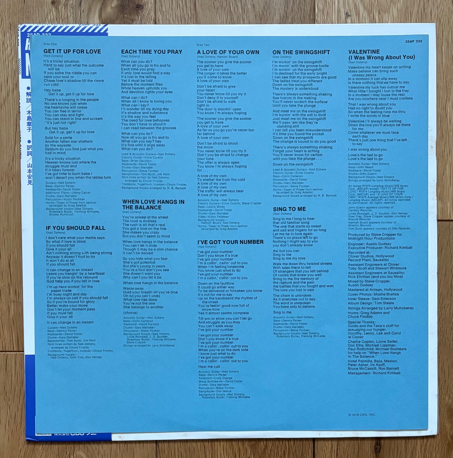 Ned Doheny “Hard Candy” (1977) Japanese Press