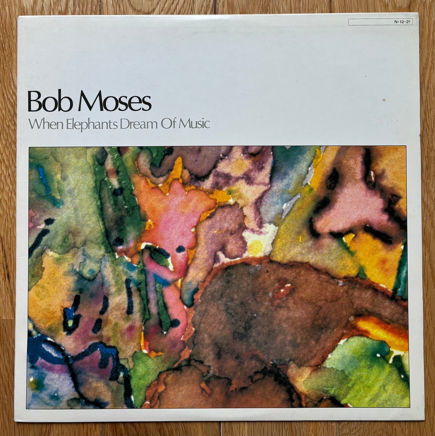 Bob Moses "When Elephants Dream Of Music" (1983) Japanese Press