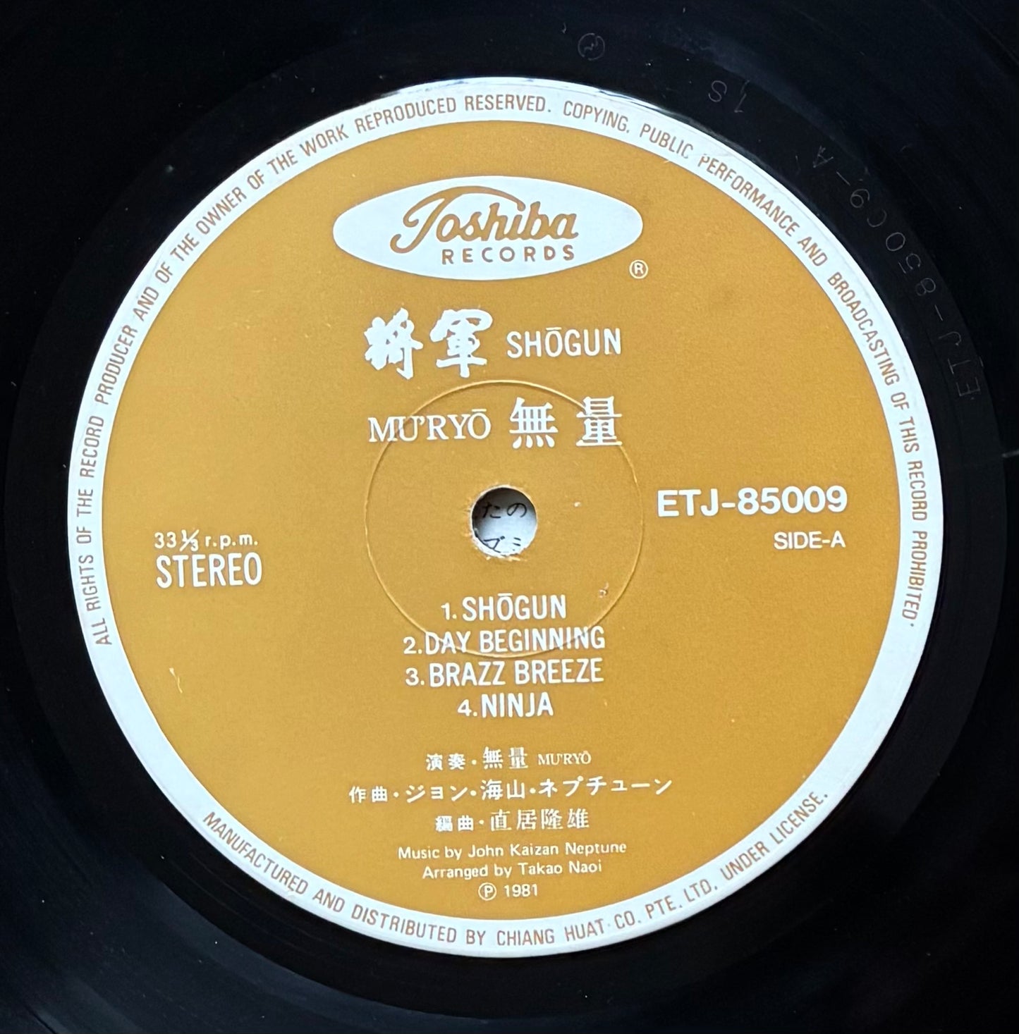 John Kaizan Neptune And Mu'ryō "Shogun" (1981)