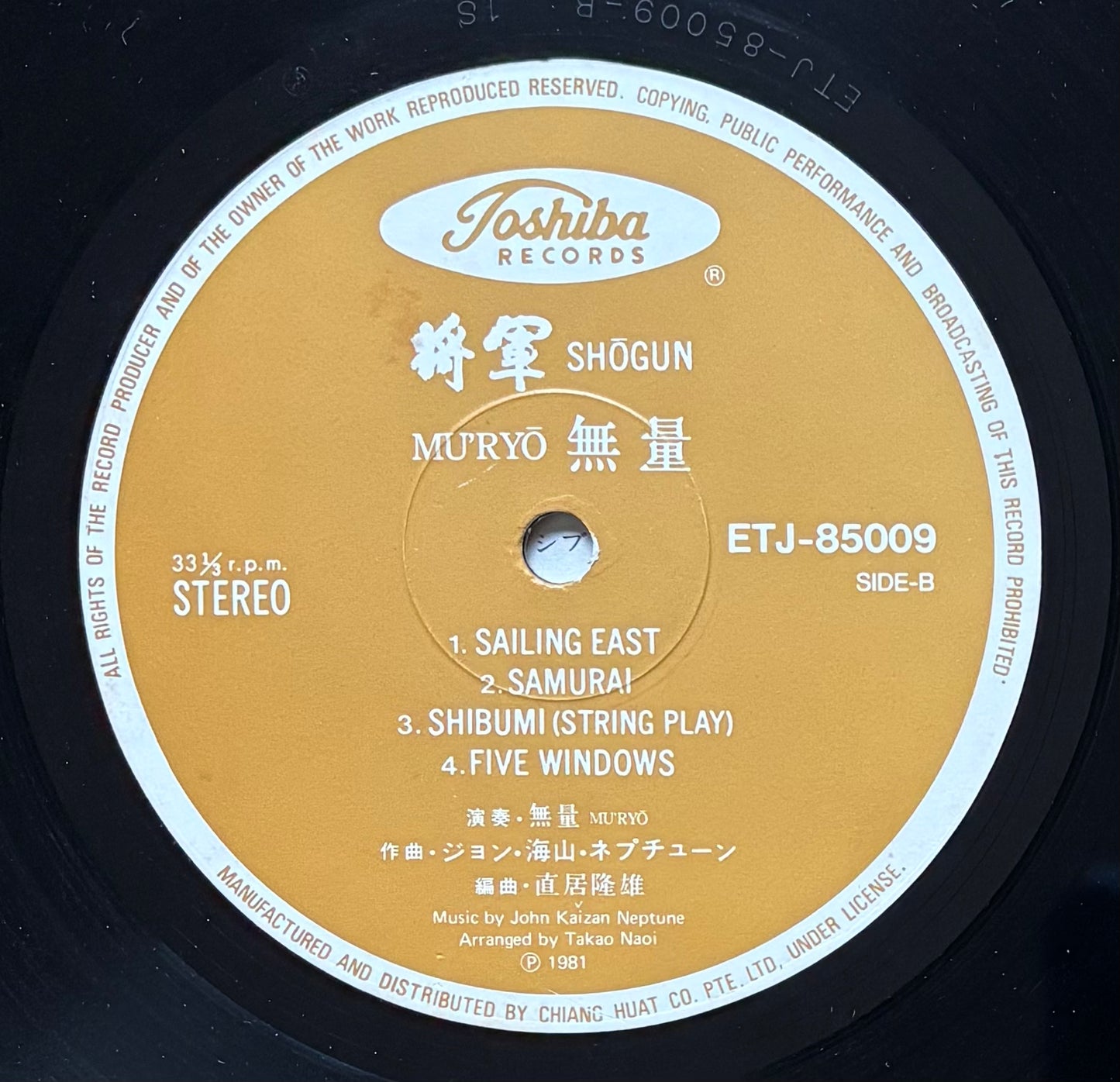 John Kaizan Neptune And Mu'ryō "Shogun" (1981)