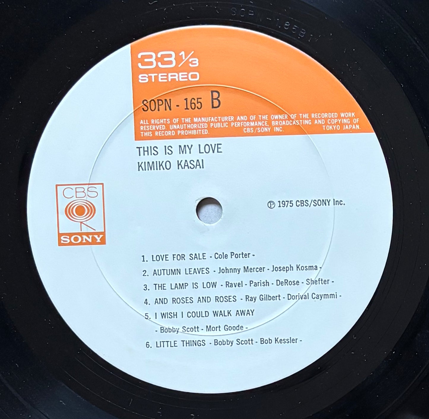 Kimiko Kasai “This Is My Love” (1975) First Press