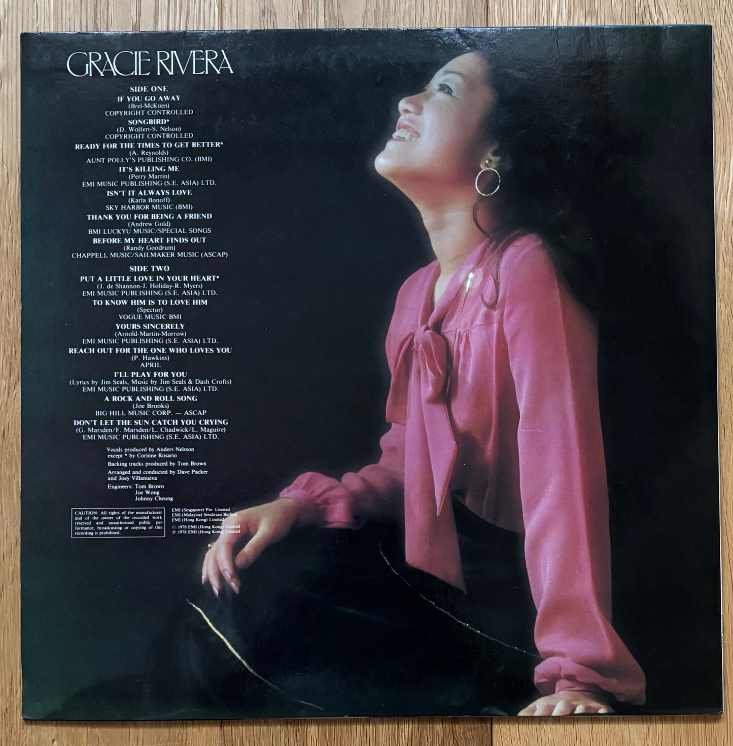 Gracie Rivera “Don’t Let The Sun Catch You Crying” (1978)