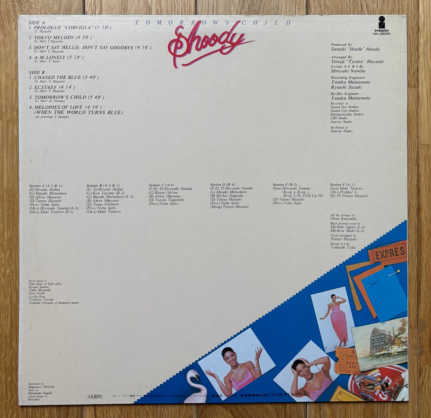 Shoody “Tomorrow’s Child” (1980) First press