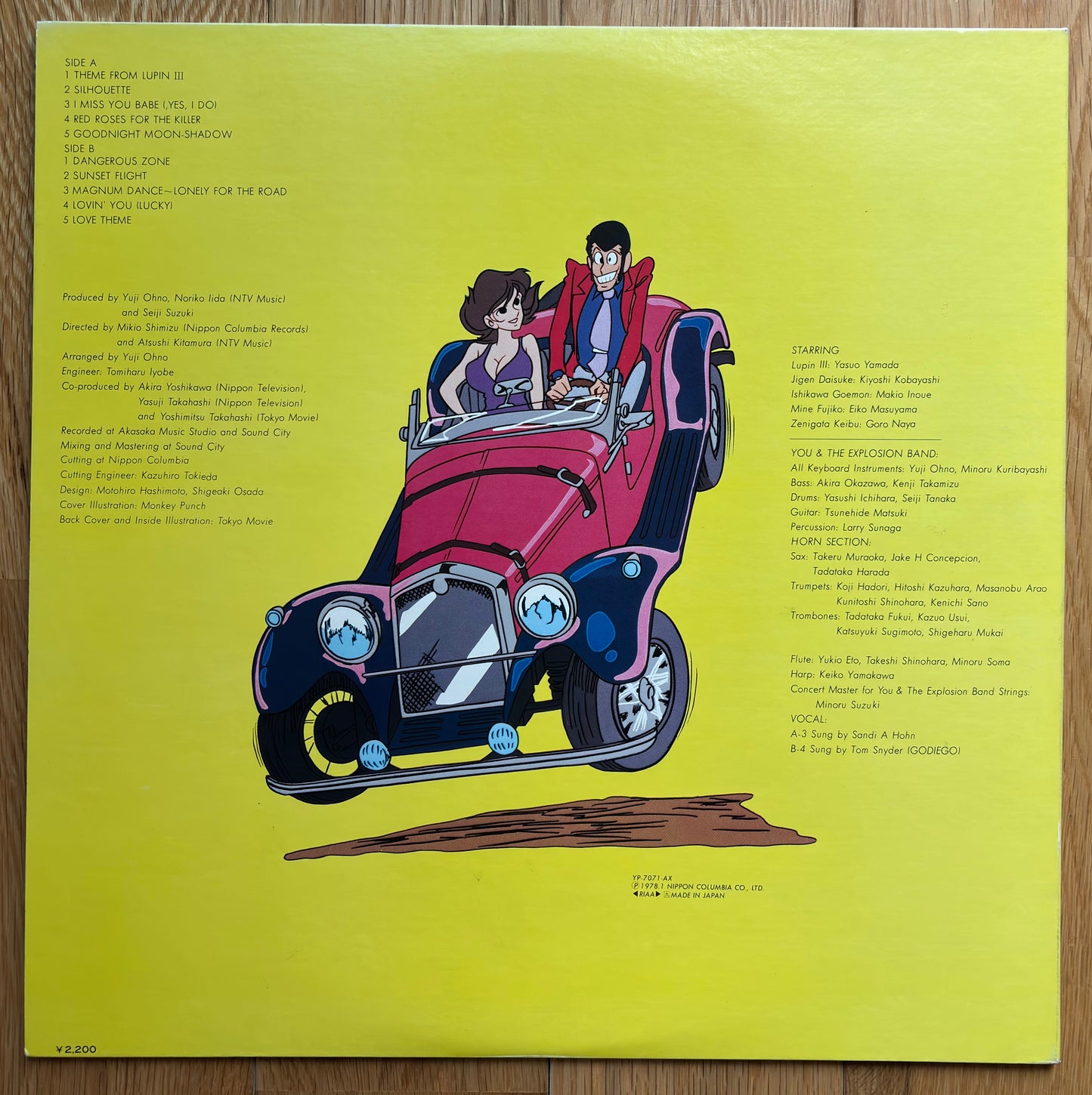Yuji Ohno (You & The Explosion Band) “Lupin The 3rd” OST (1978)