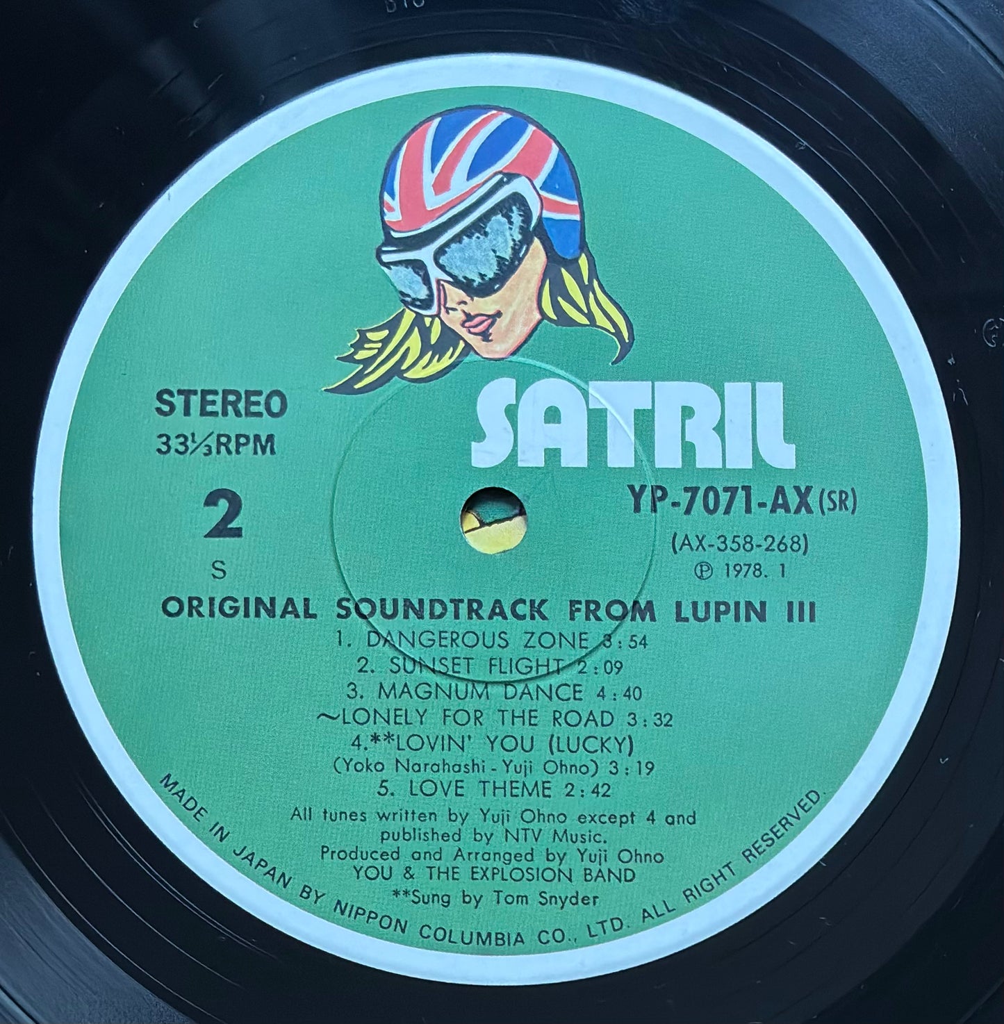 Yuji Ohno (You & The Explosion Band) “Lupin The 3rd” OST (1978)