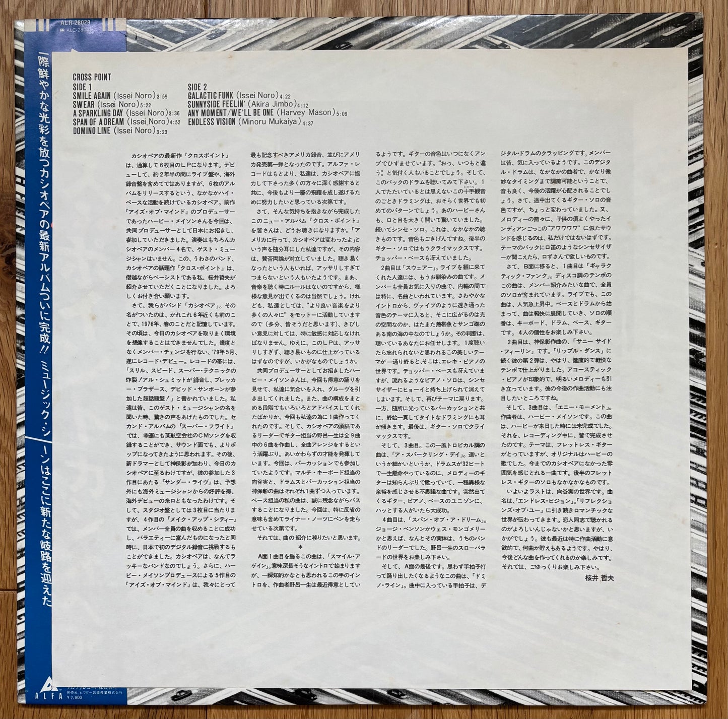 Casiopea “Cross Point” (1981)