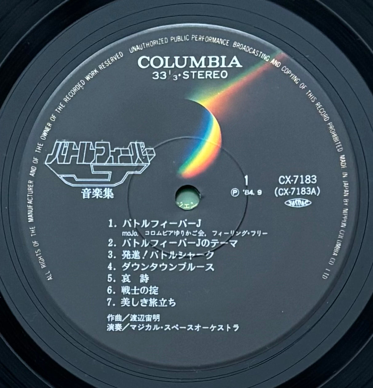 Chumei Watanabe “バトルフィーバーJ” aka “Battle Fever J” (1984)