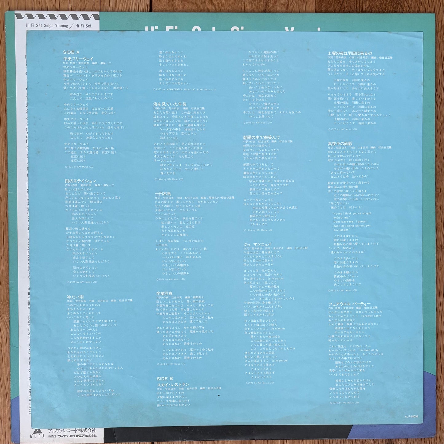 Hi-Fi Set Sings Yuming (1984)
