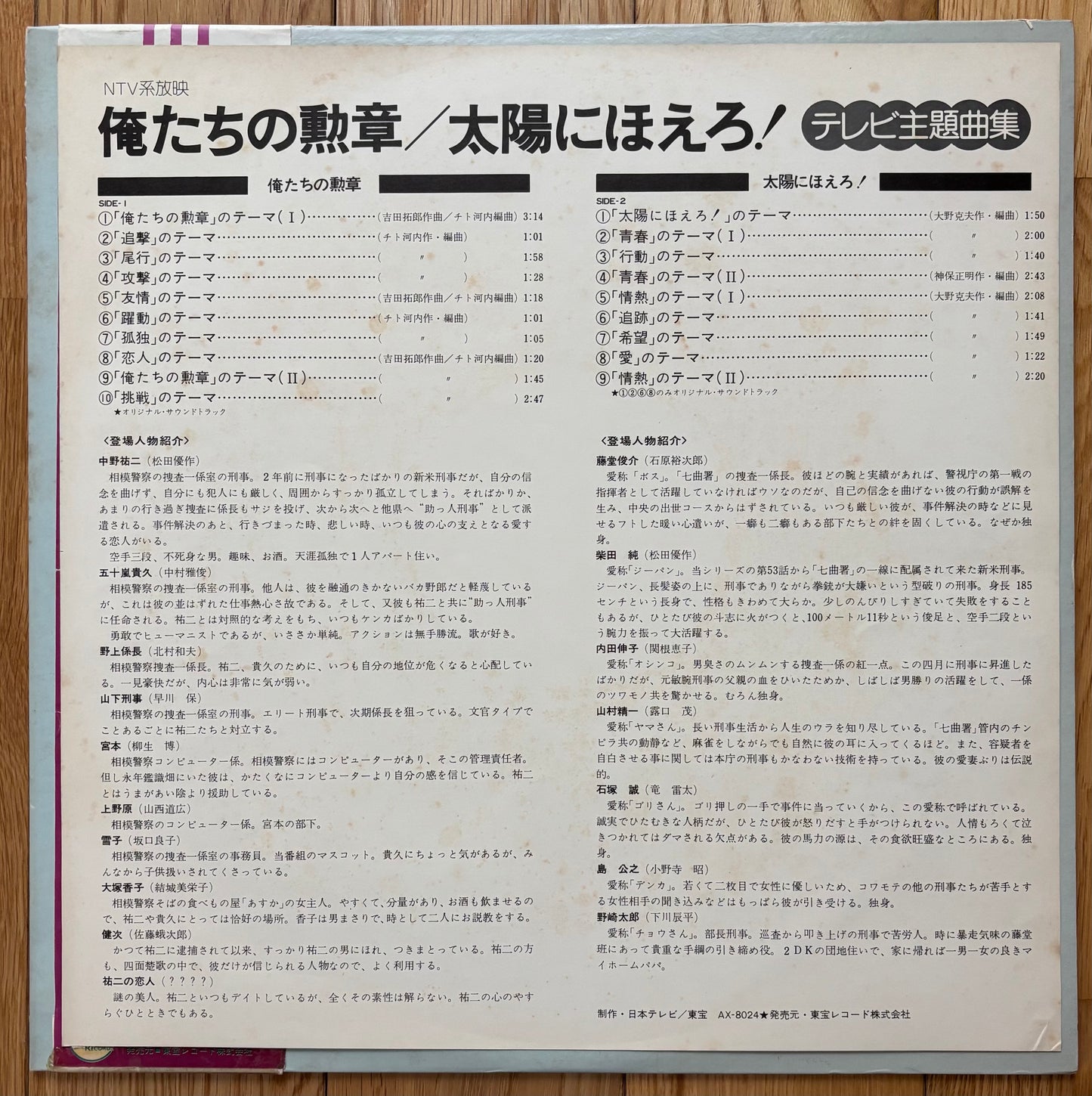 Ore Tachino Kinshō / Taiyo Ni Hoero! (19??)