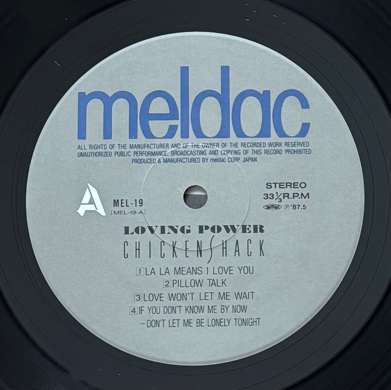 Chicken Shack "Loving Power" (1987)