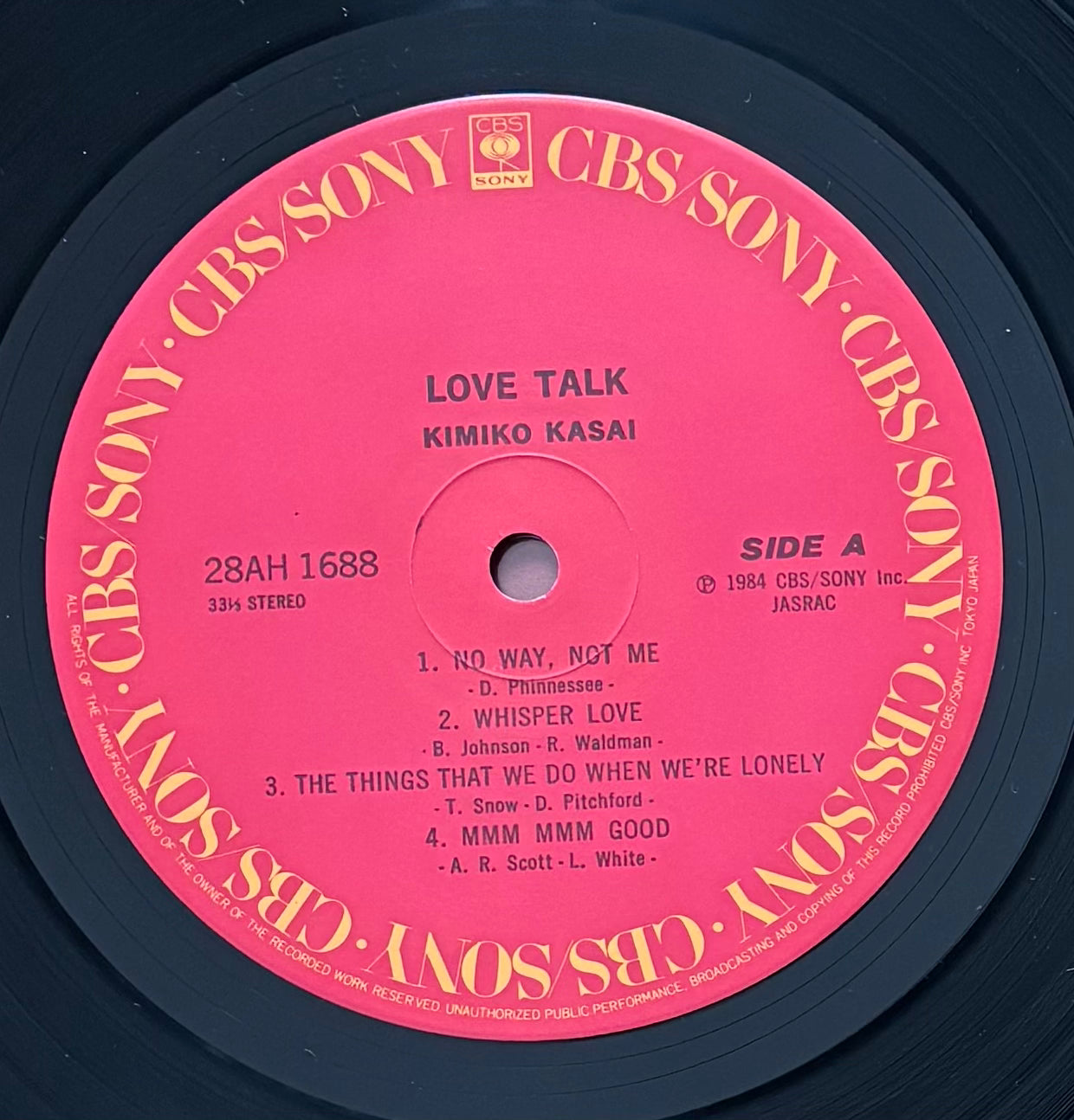 Kimiko Kasai “Love Talk” (1984)