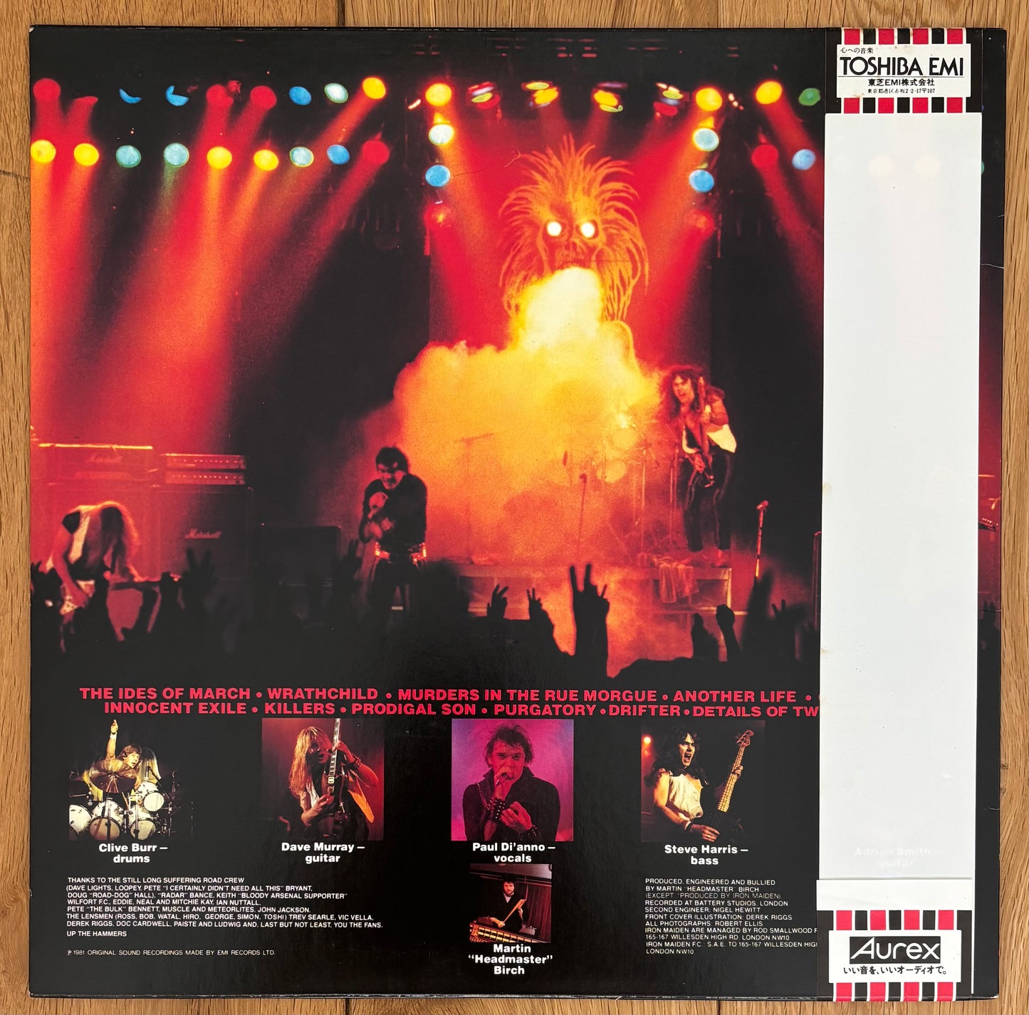 Iron Maiden “Killers” (1981) Japanese Press
