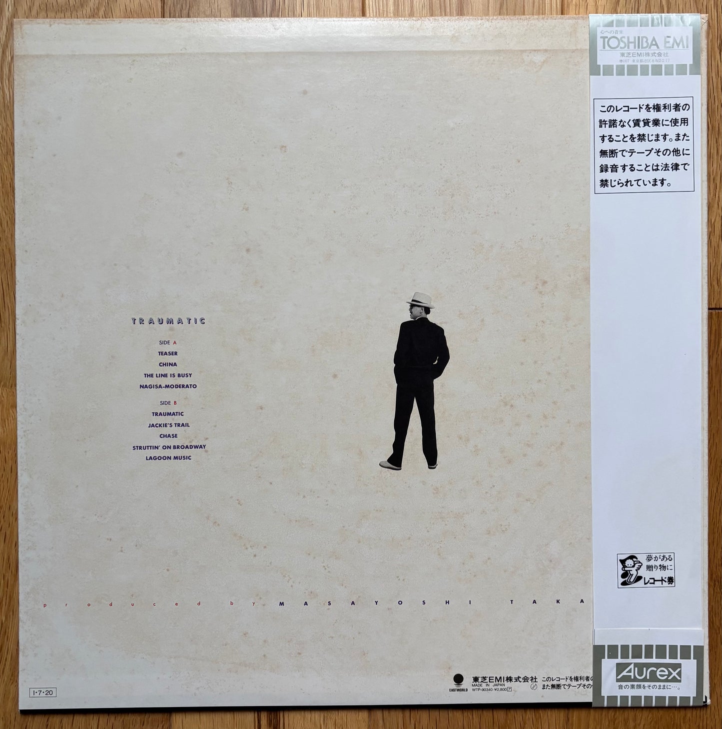 Masayoshi Takanaka “Traumatic” (1985) First Press