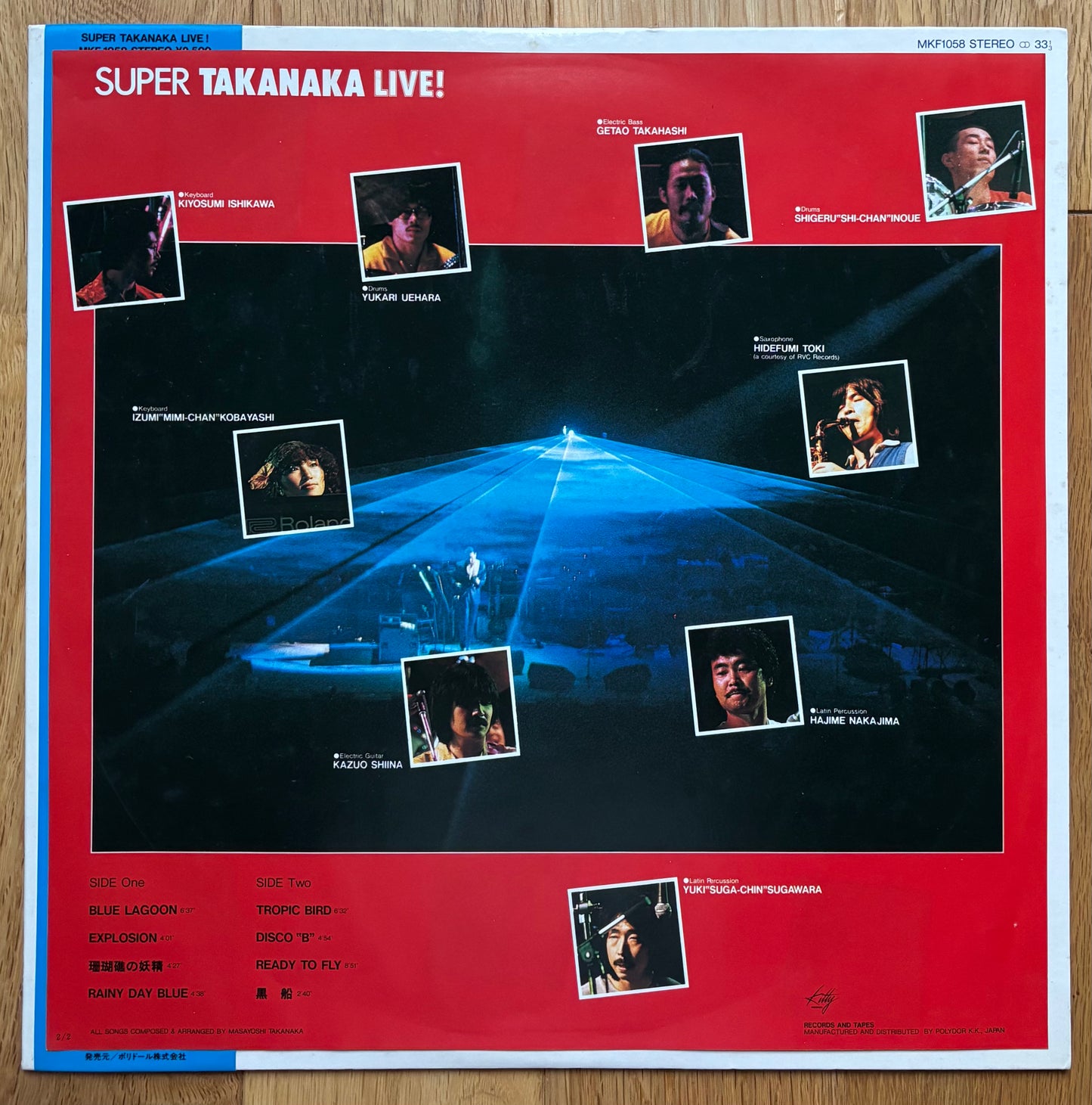 Masayoshi Takanaka “Super Live” (1980) First Press - Second Obi Variant