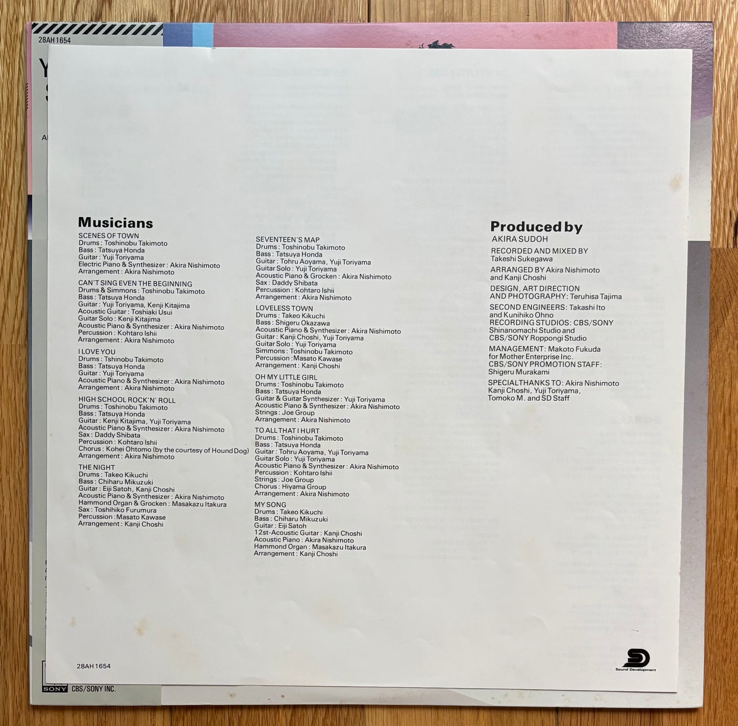 Yutaka Ozaki “Seventeen’s Map” (1983)
