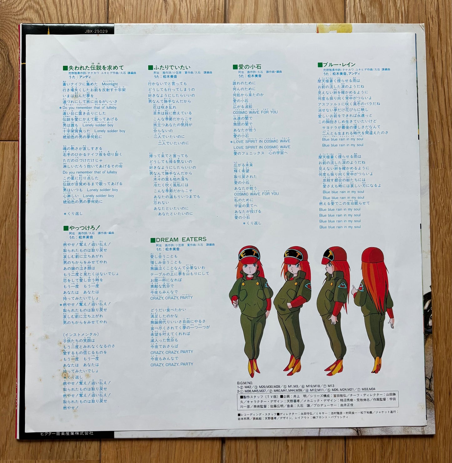 Joe Hisaishi & While Rock Band "Mospeada" (1983)