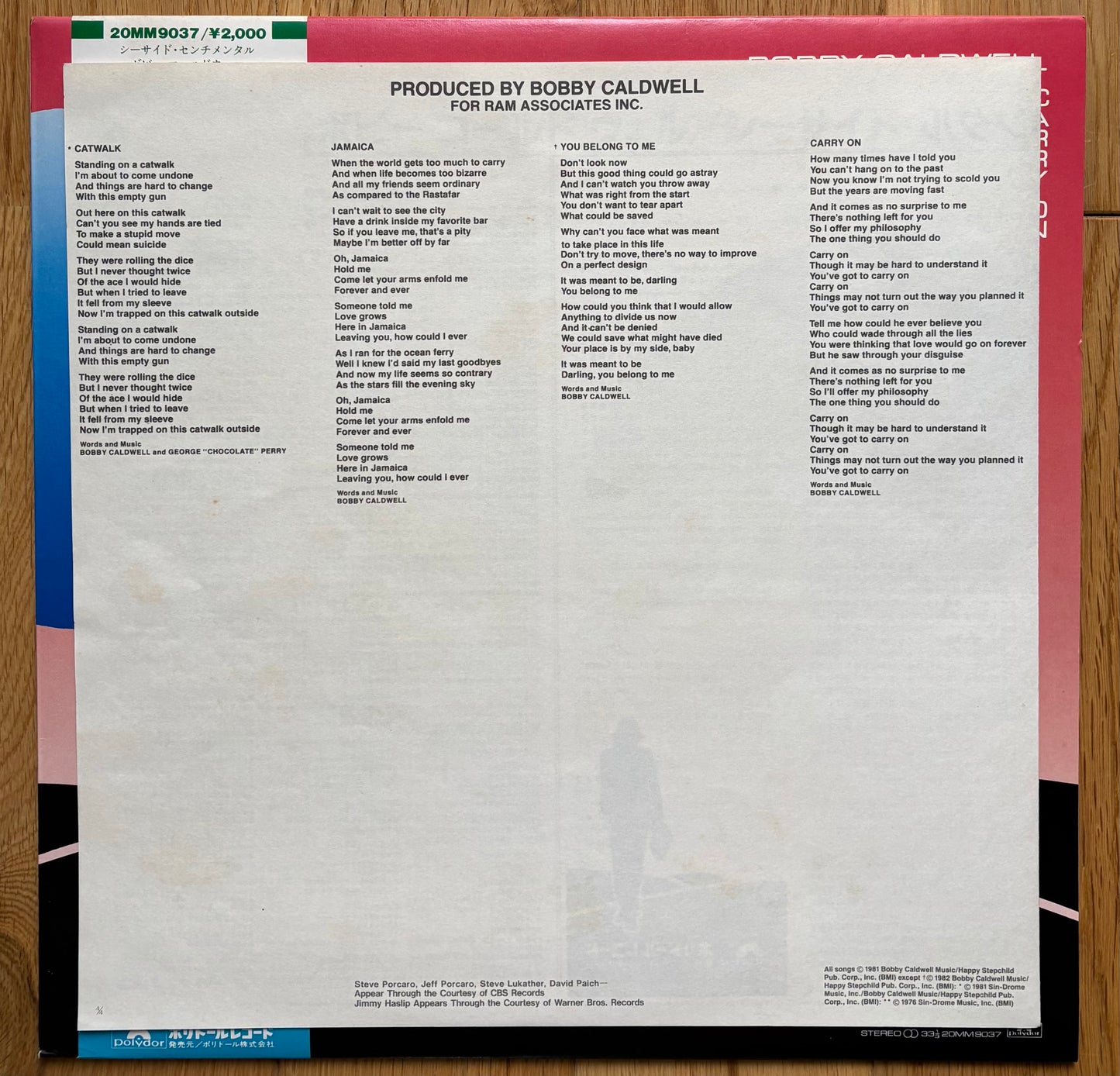 Bobby Caldwell “Carry On” (1982)