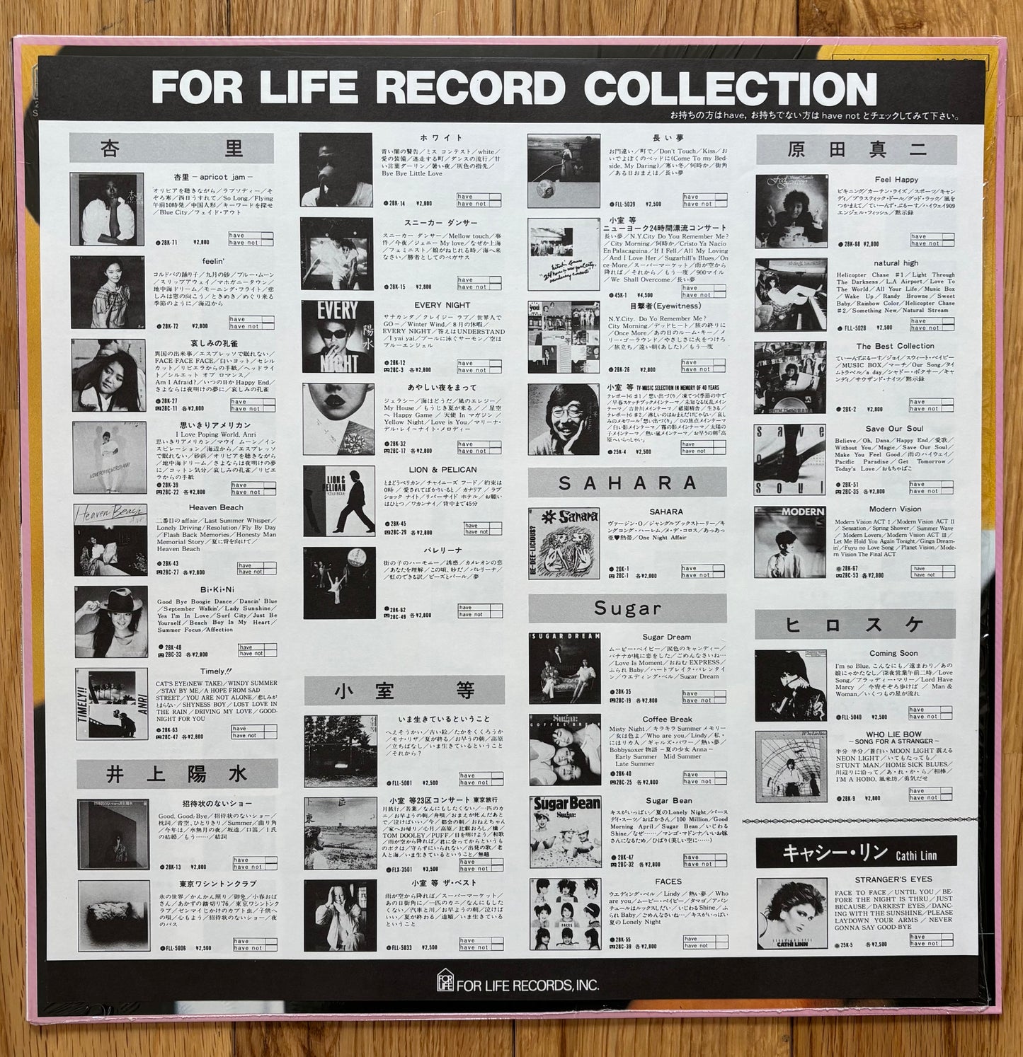 Anri “Coool” (1984) First Press