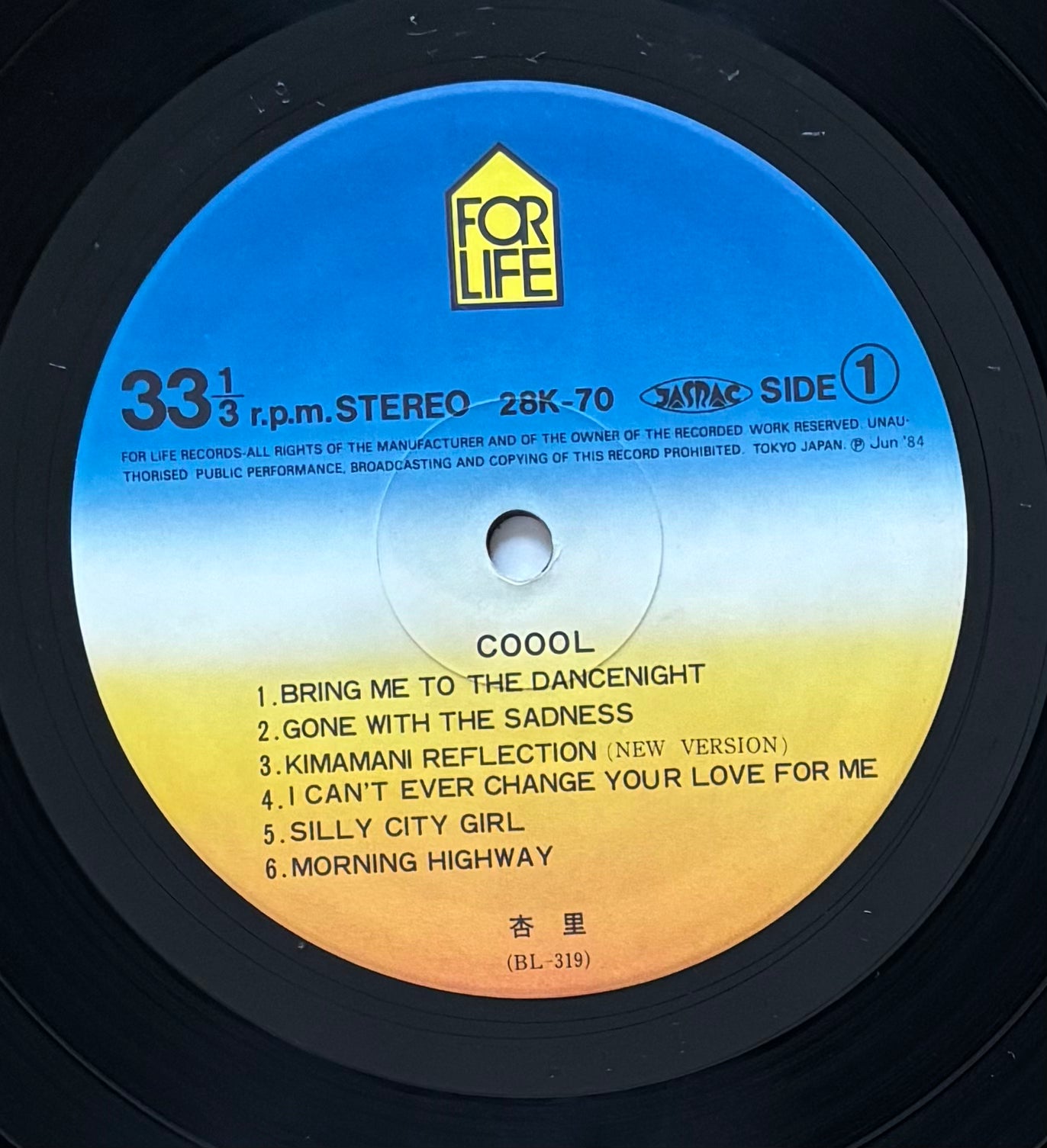 Anri “Coool” (1984) First Press