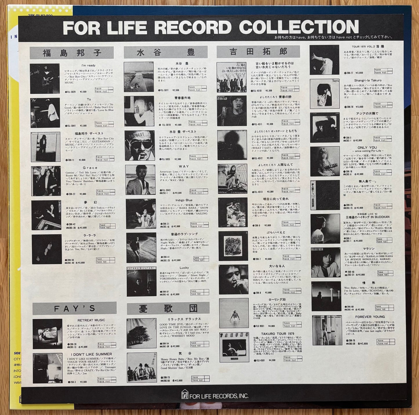 Anri “Wave” (1985) First Press