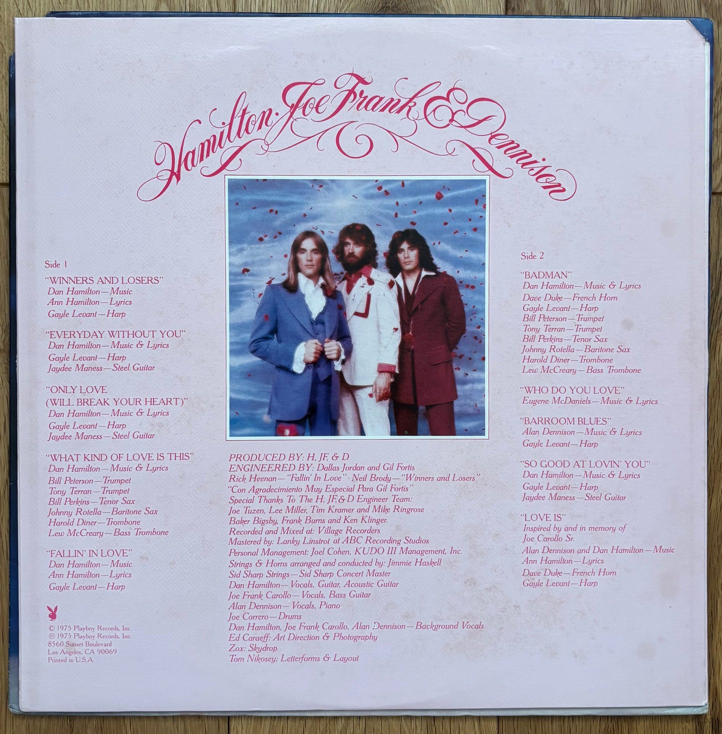 Hamilton, Joe Frank & Reynold “Fallin’ In Love” (1975)  OG US Press