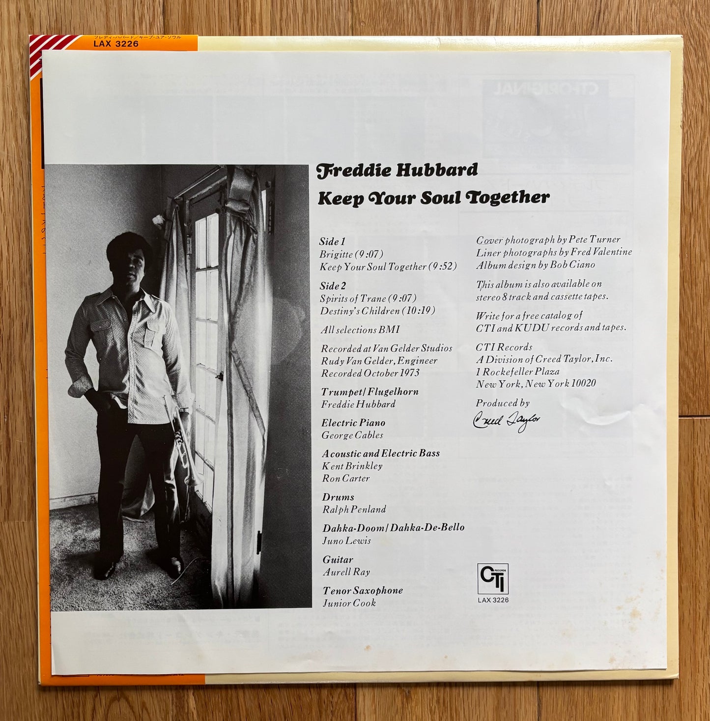 Freddie Hubbard "Keep Your Soul Together" (1976) Japanese Reissue
