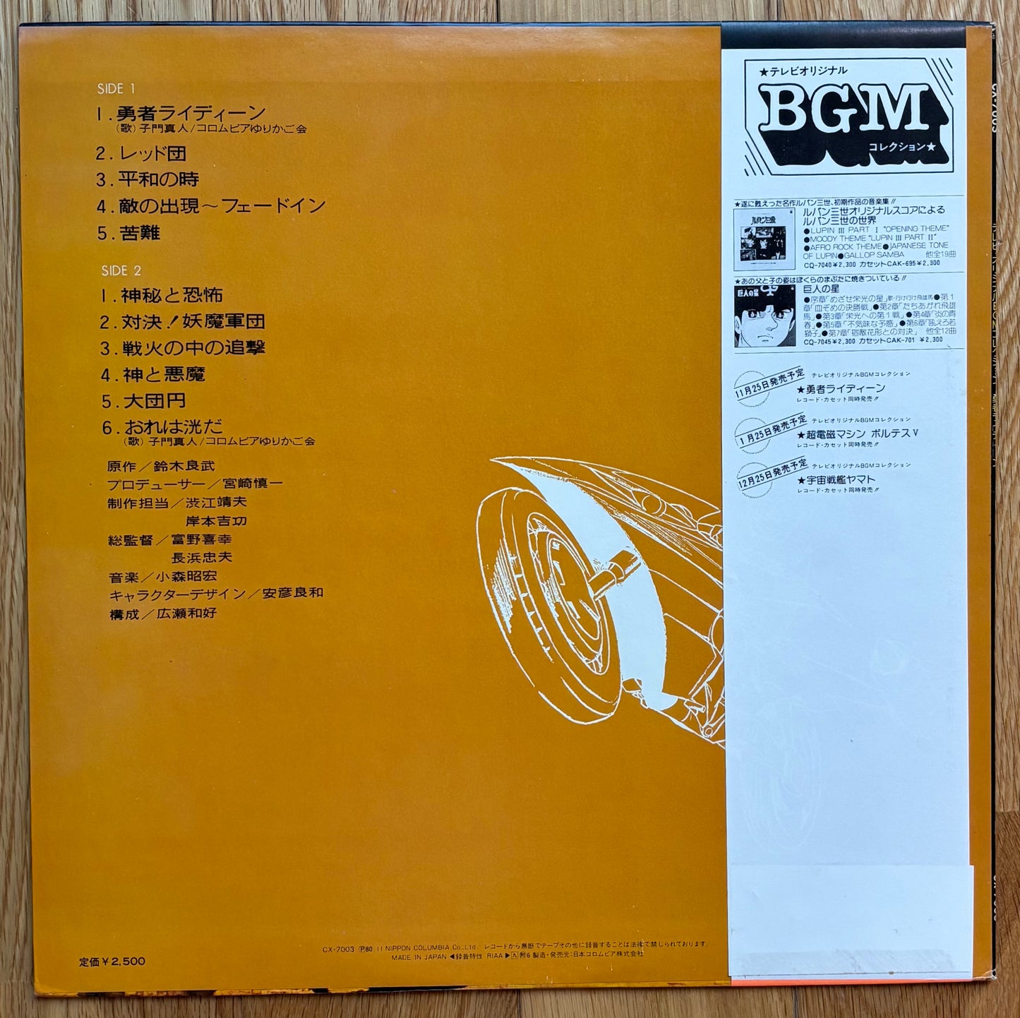 勇者ライディーン BGM (1980)