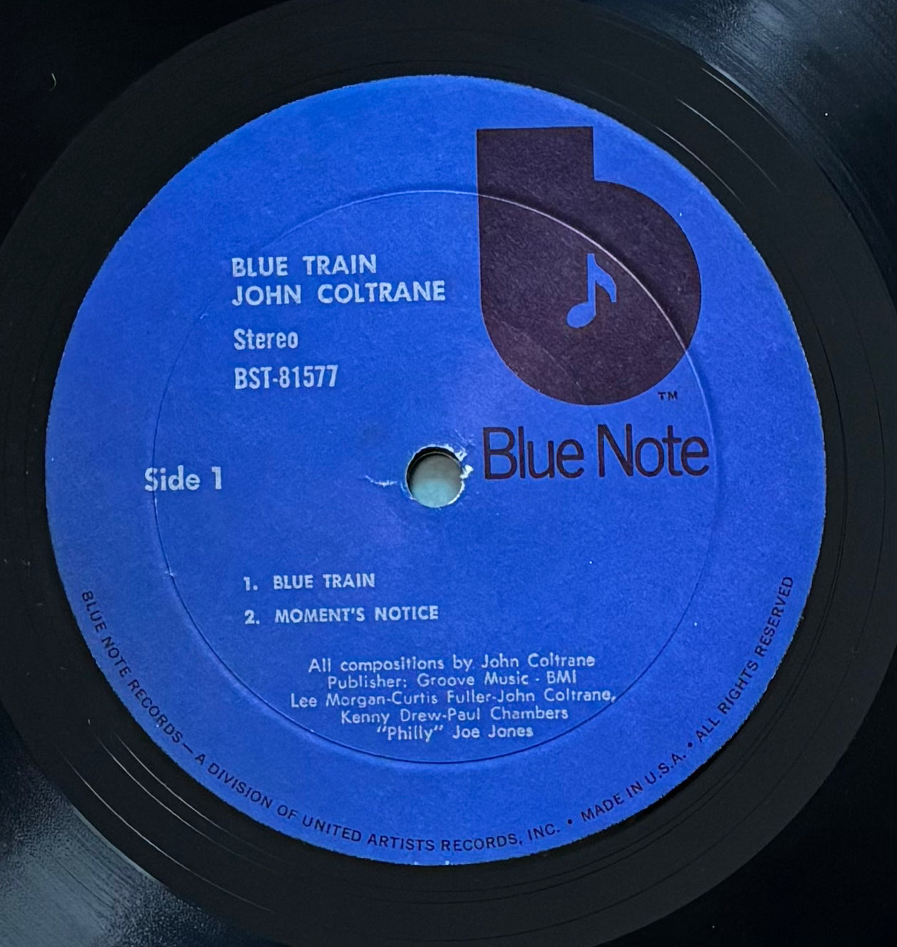 John Coltrane "Blue Train" (1973) US Reissue