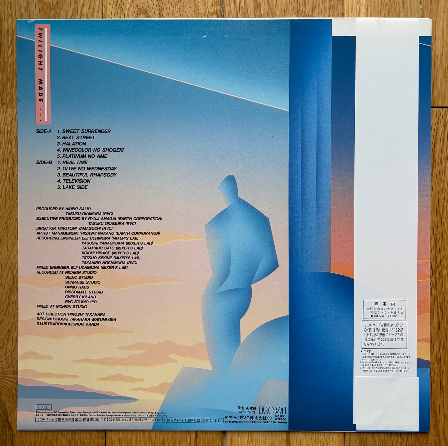 Hideki “Twilight Made…” 1985) - White label promo