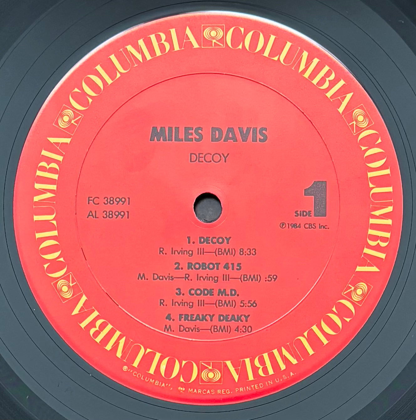 Miles Davis "Decoy" (1981) US Press