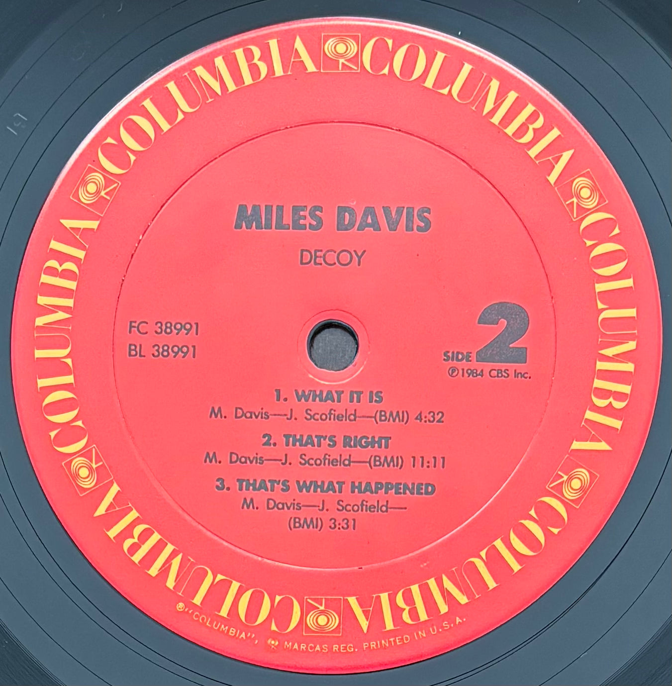 Miles Davis "Decoy" (1981) US Press