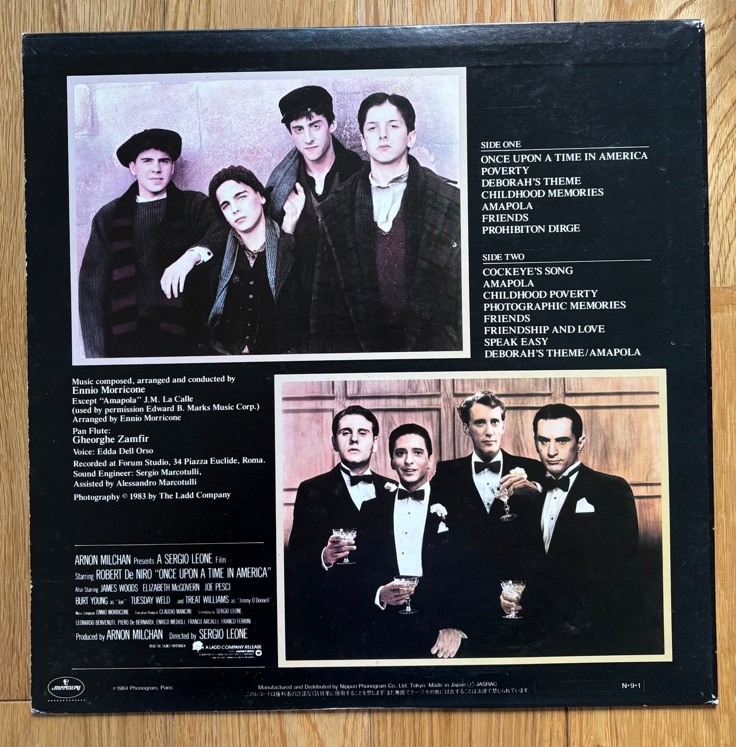 Ennio Morricone "Once Upon A Time In America" (1984) Japanese Press