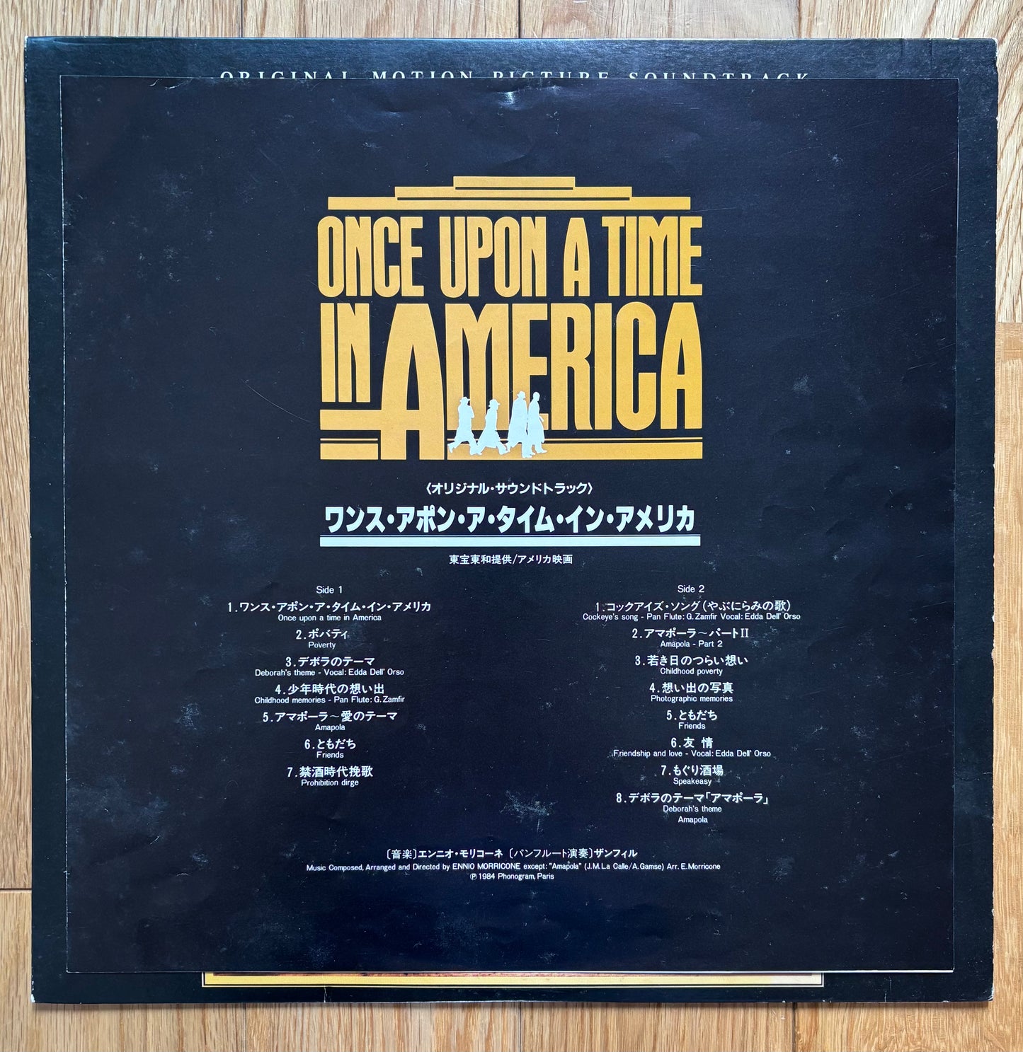 Ennio Morricone "Once Upon A Time In America" (1984) Japanese Press