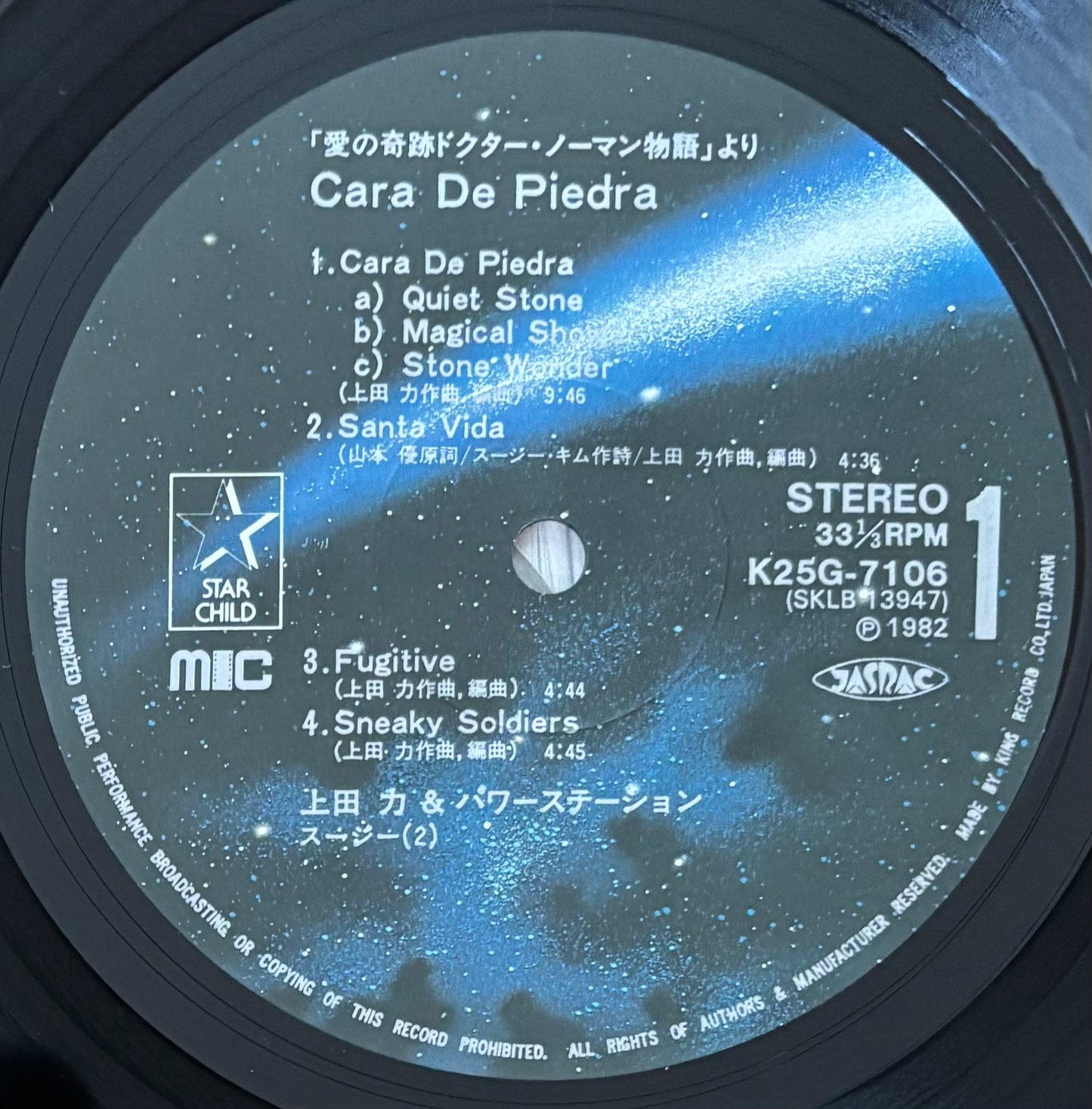 Chikara Ueda & The Power Station - Cara De Piedra (1982)