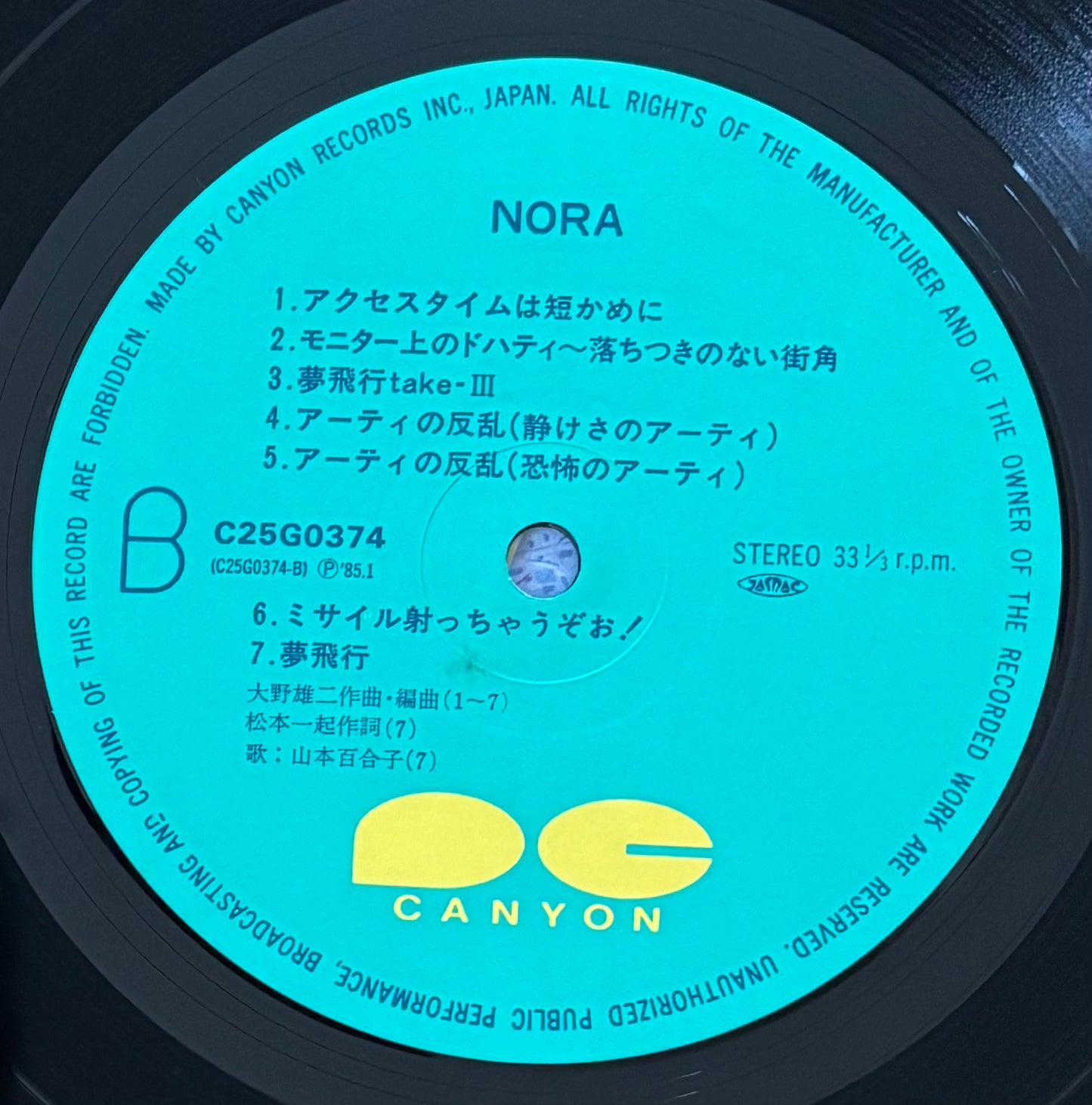 Yuji Ohno “Nora” (1985)