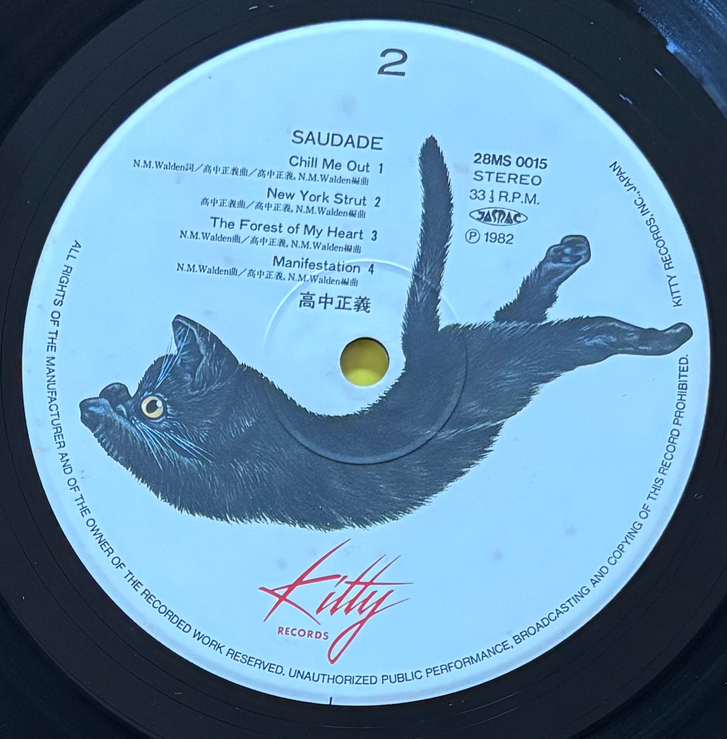 Masayoshi Takanaka “Saudade” (1982) First Press