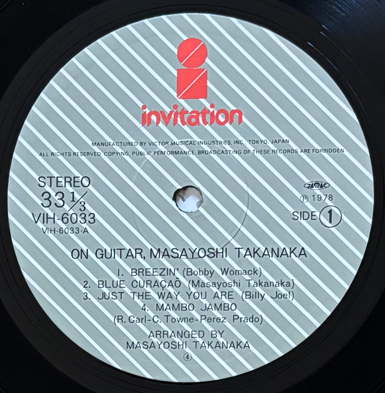 Masayoshi Takanaka “On Guitar” (1978) First Press