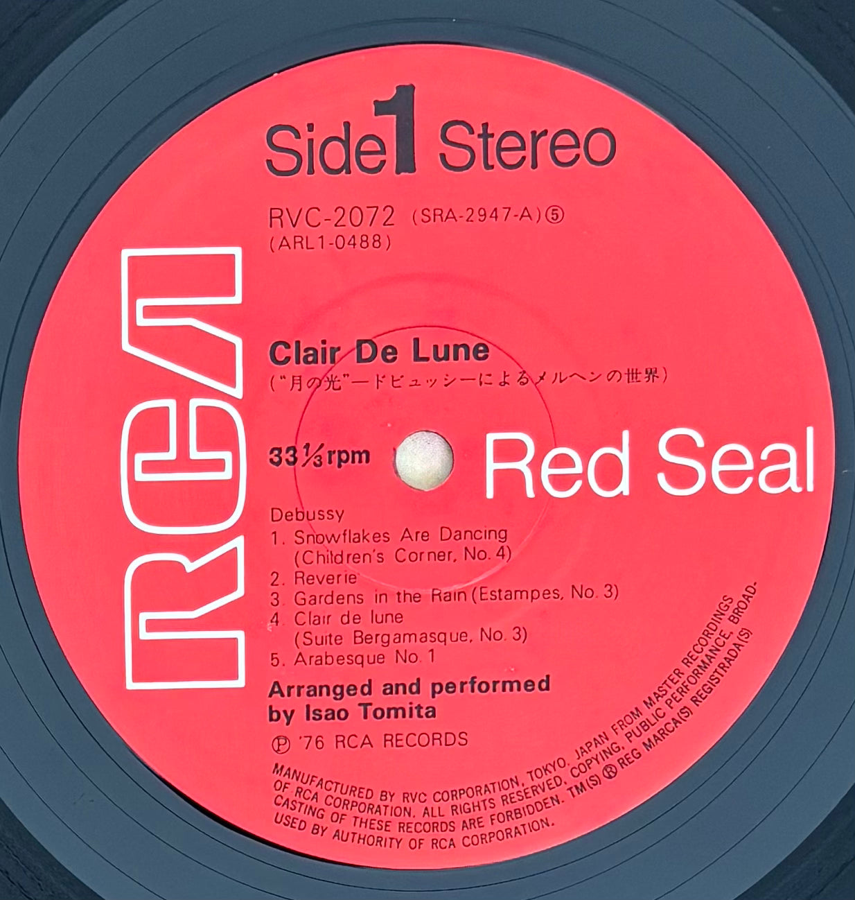 Tomita “Clair De Lune” (1974)